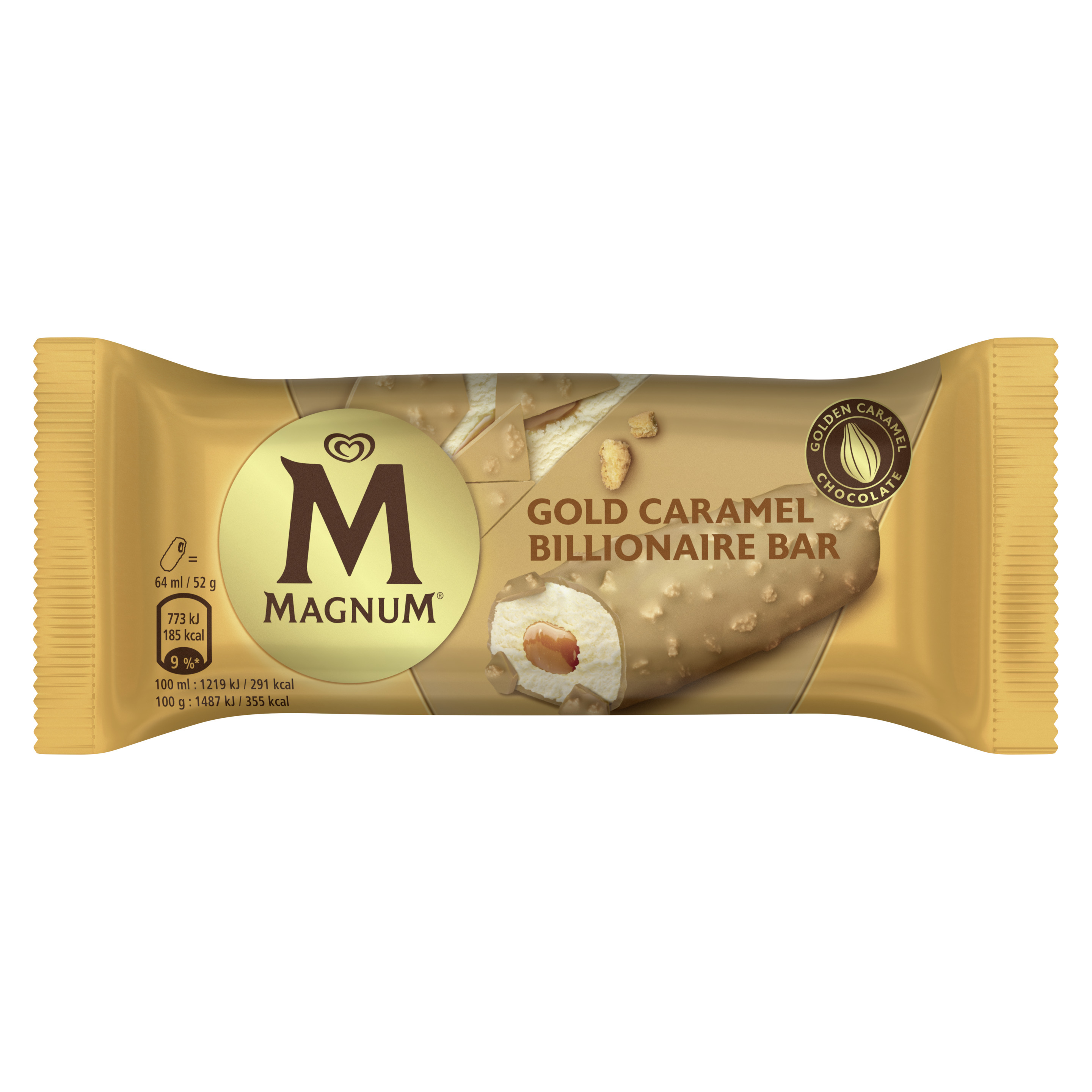 Magnum Gold Caramel Billionaire Riegel 64 ml
