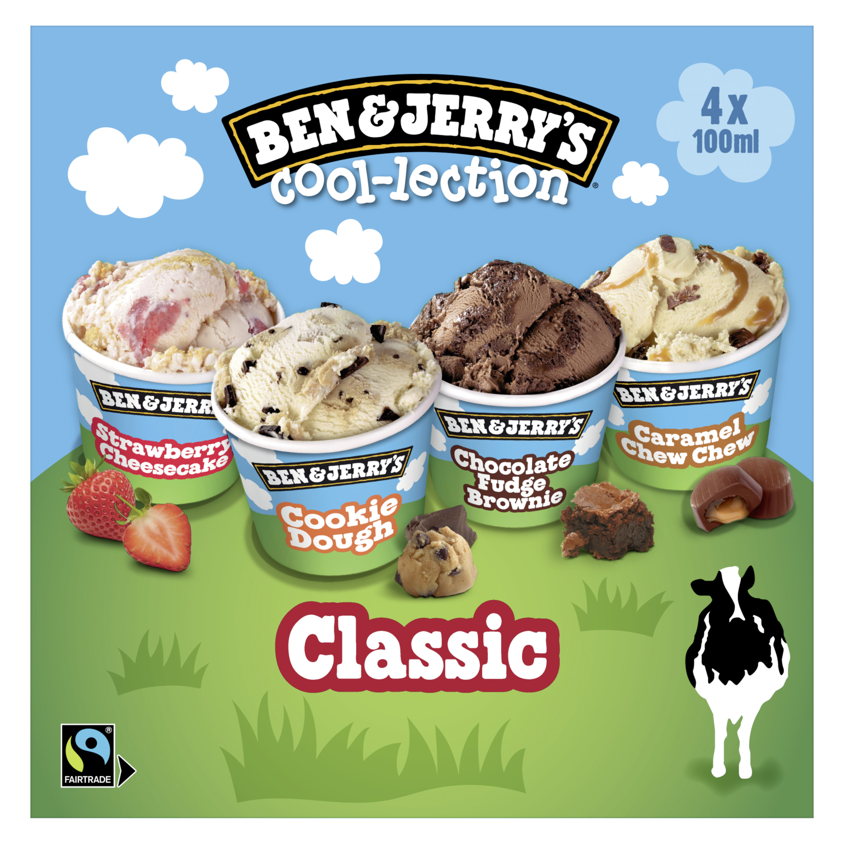 Ben & Jerry's Classic Coollection 4MP 4 x 100ml
