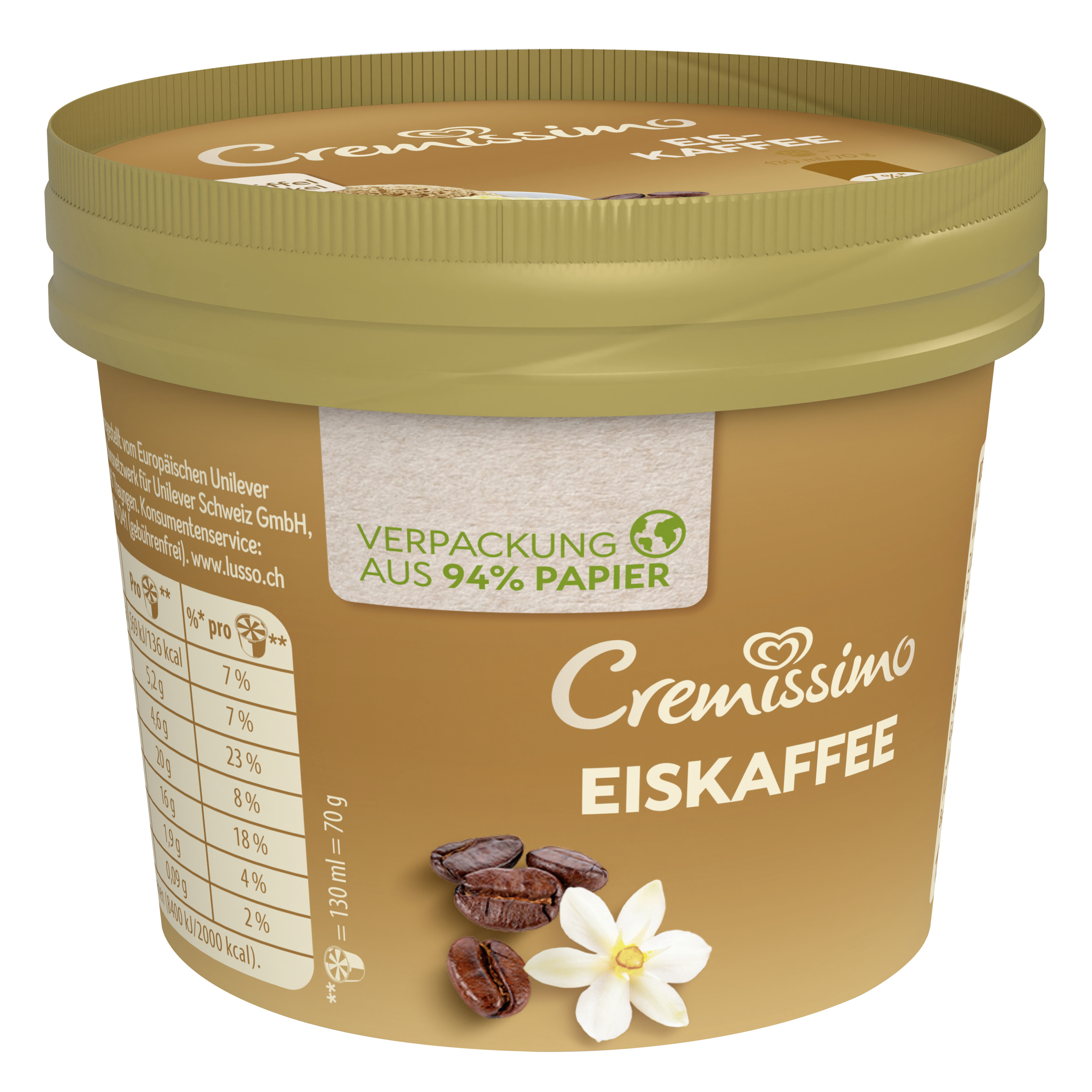 Cremissimo Eiskaffee Eis 130ml