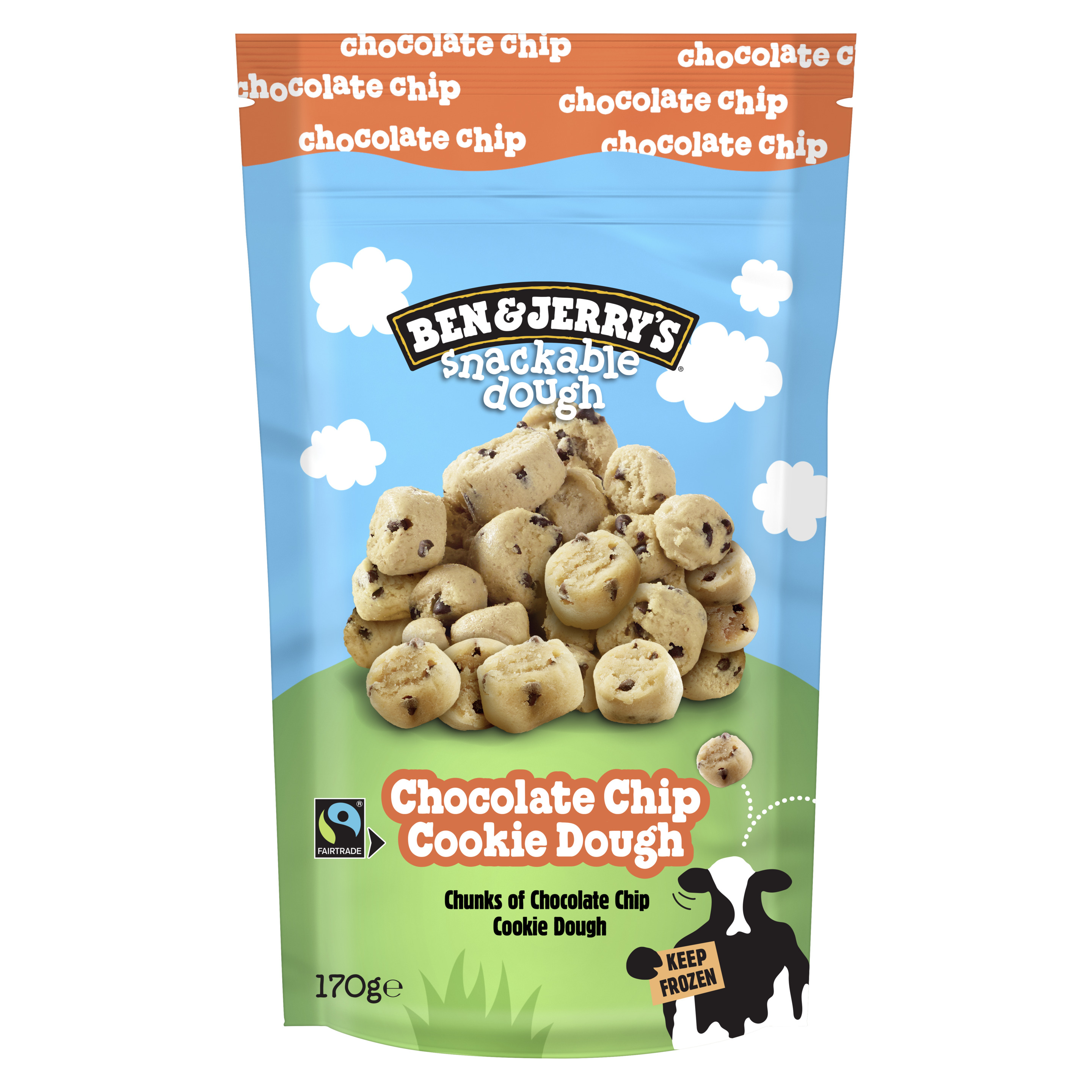 Ben & Jerry's Snackable Chocolate Chip Cookie Dough Chunks 170g