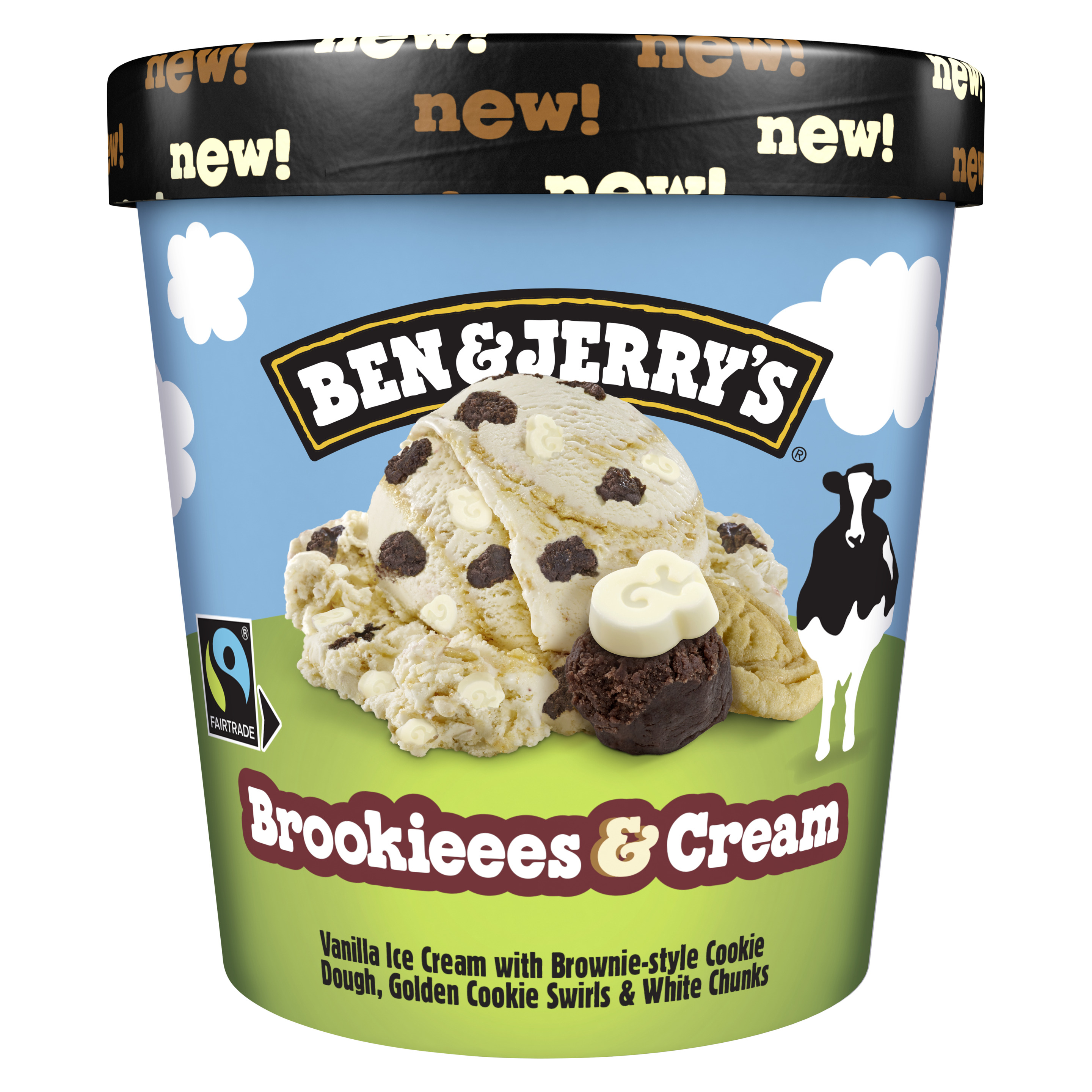 Ben & Jerry´s 465ml Brookieees & Cream Pint