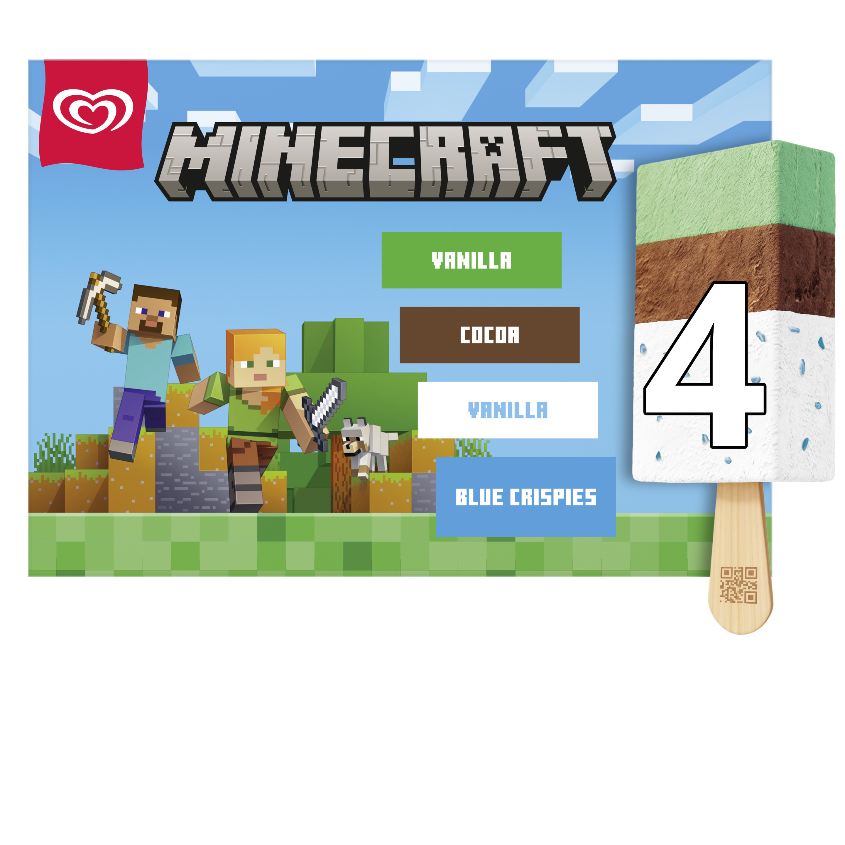 Langnese Minecraft 4 MP 300 ml