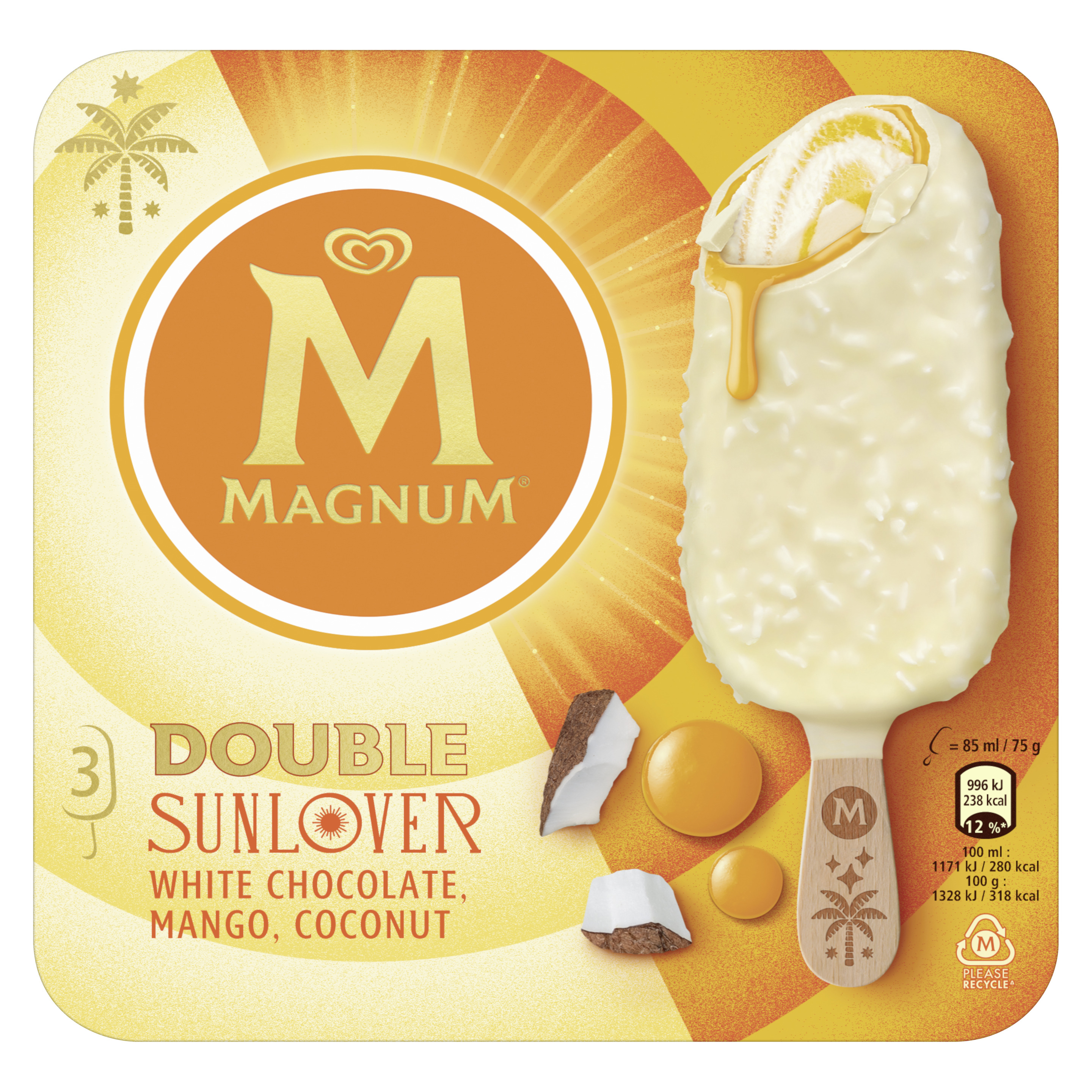Magnum Double Sunlover MP3 255 ml