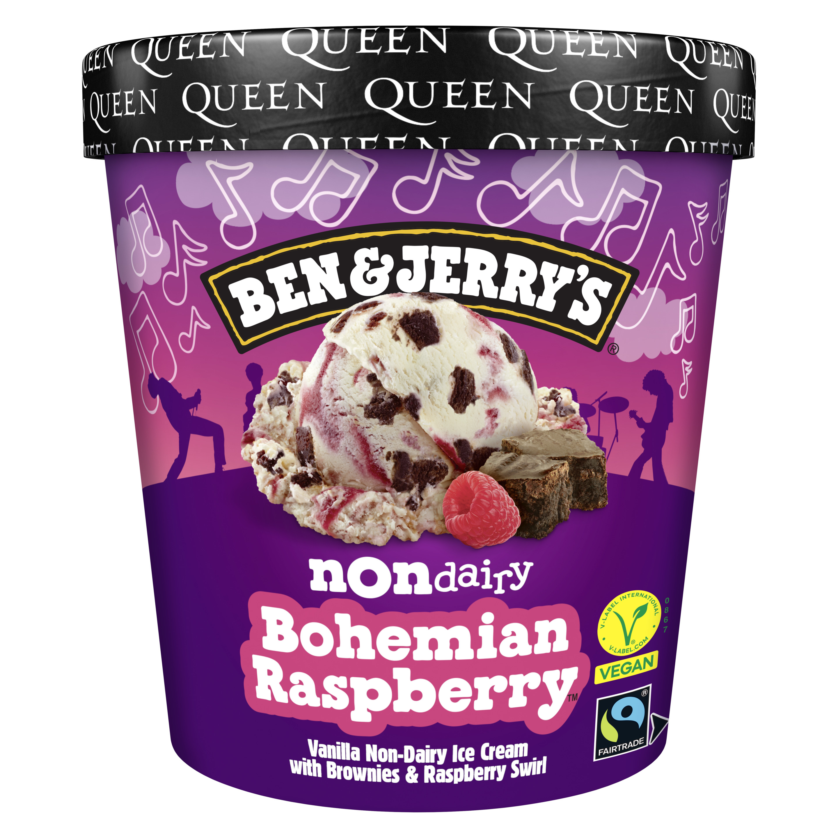 B&J 465ml ND Bohemian Raspberry