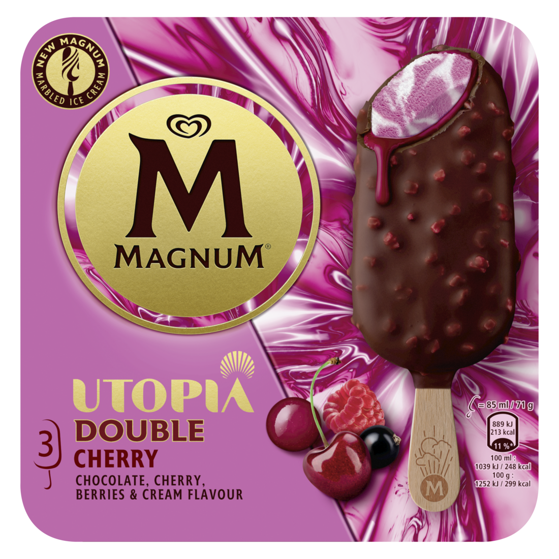 Magnum Double Cherry 3 MP 255 ml