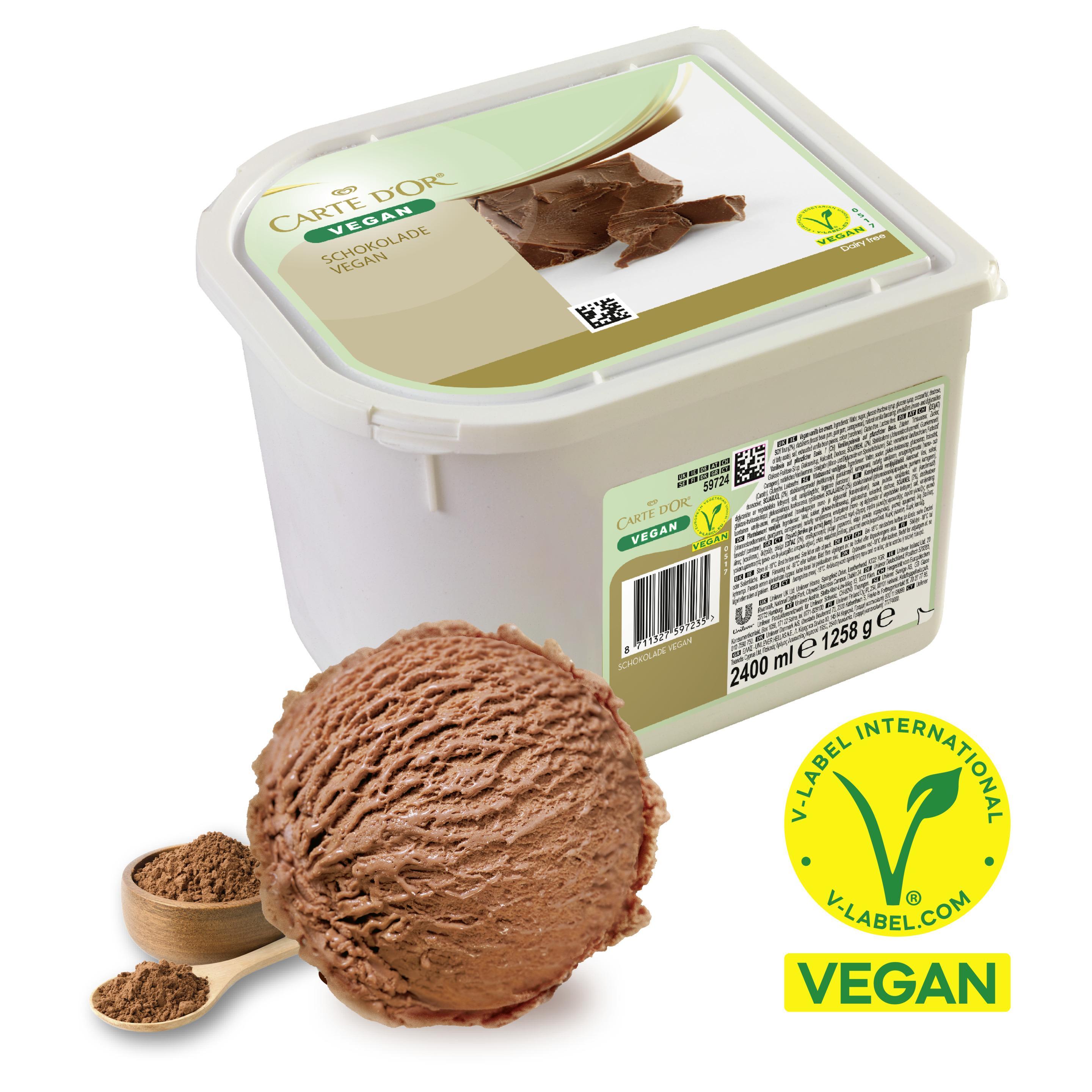 Carte D'Or Schokolade Vegan 2,4l Eiswanne