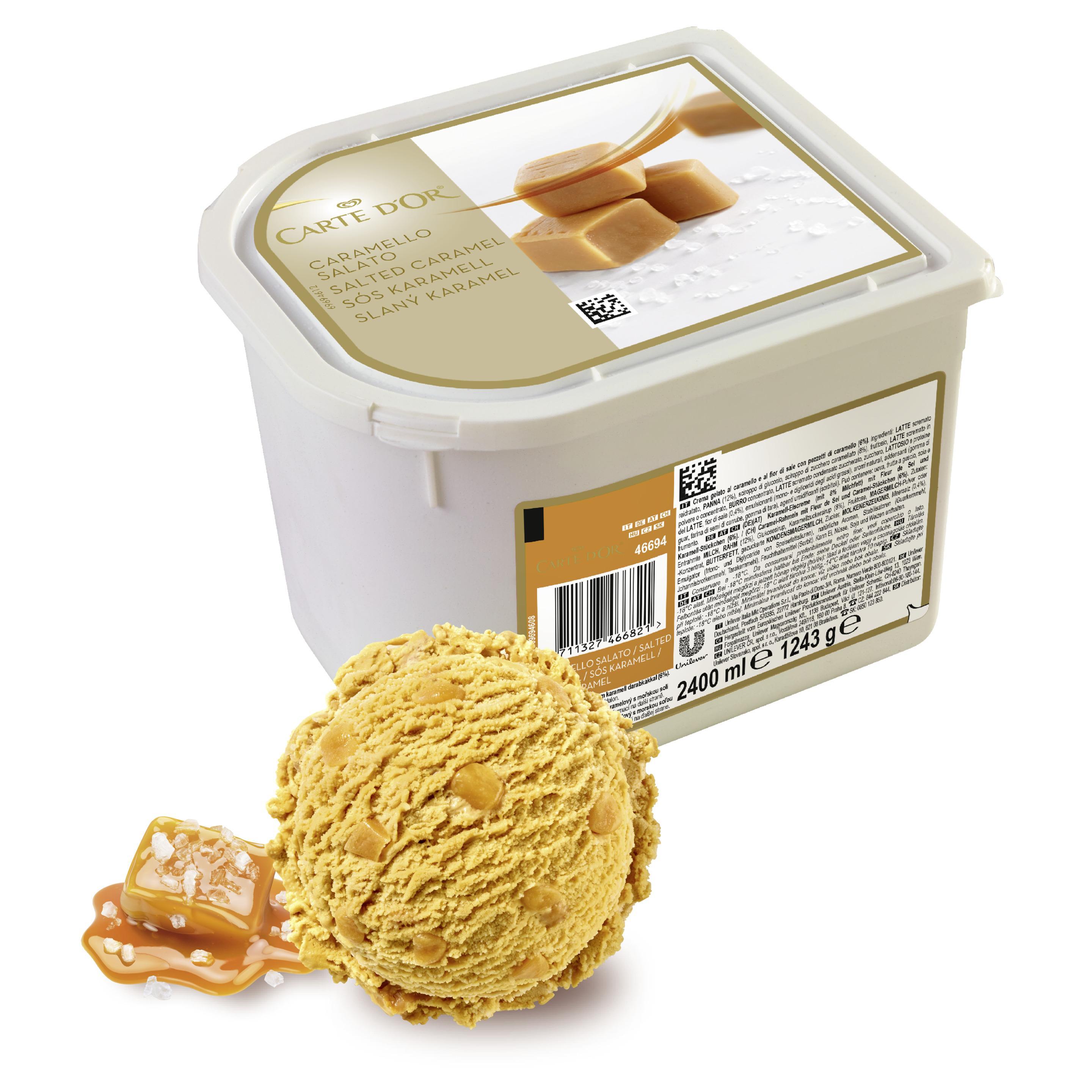 Carte D'Or Salted Caramel 2,4l Eiswanne