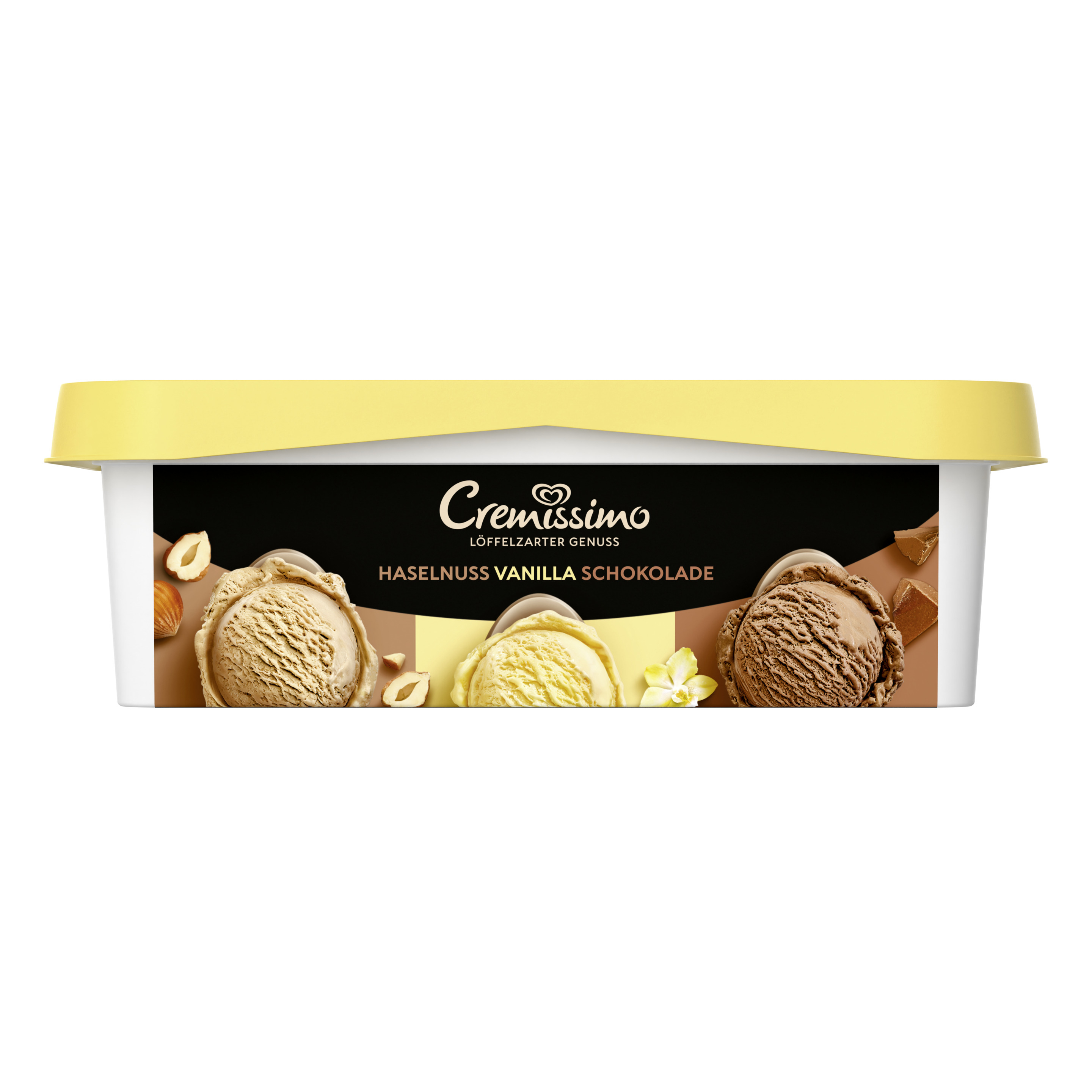 Cremissimo Haselnuss Vanille Schokolade Eis 1L