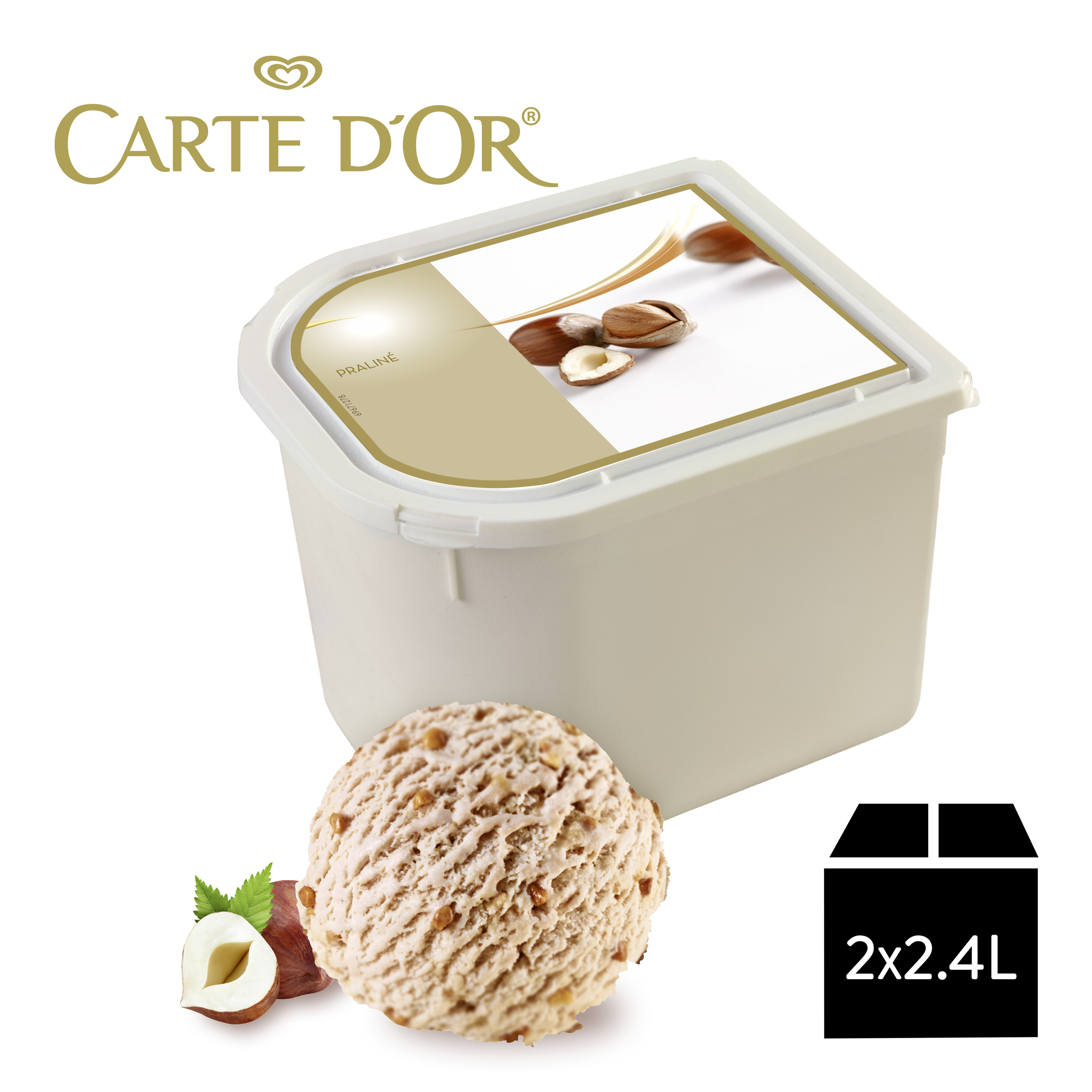 Carte D'Or Haselnuss 2,4l Eiswanne