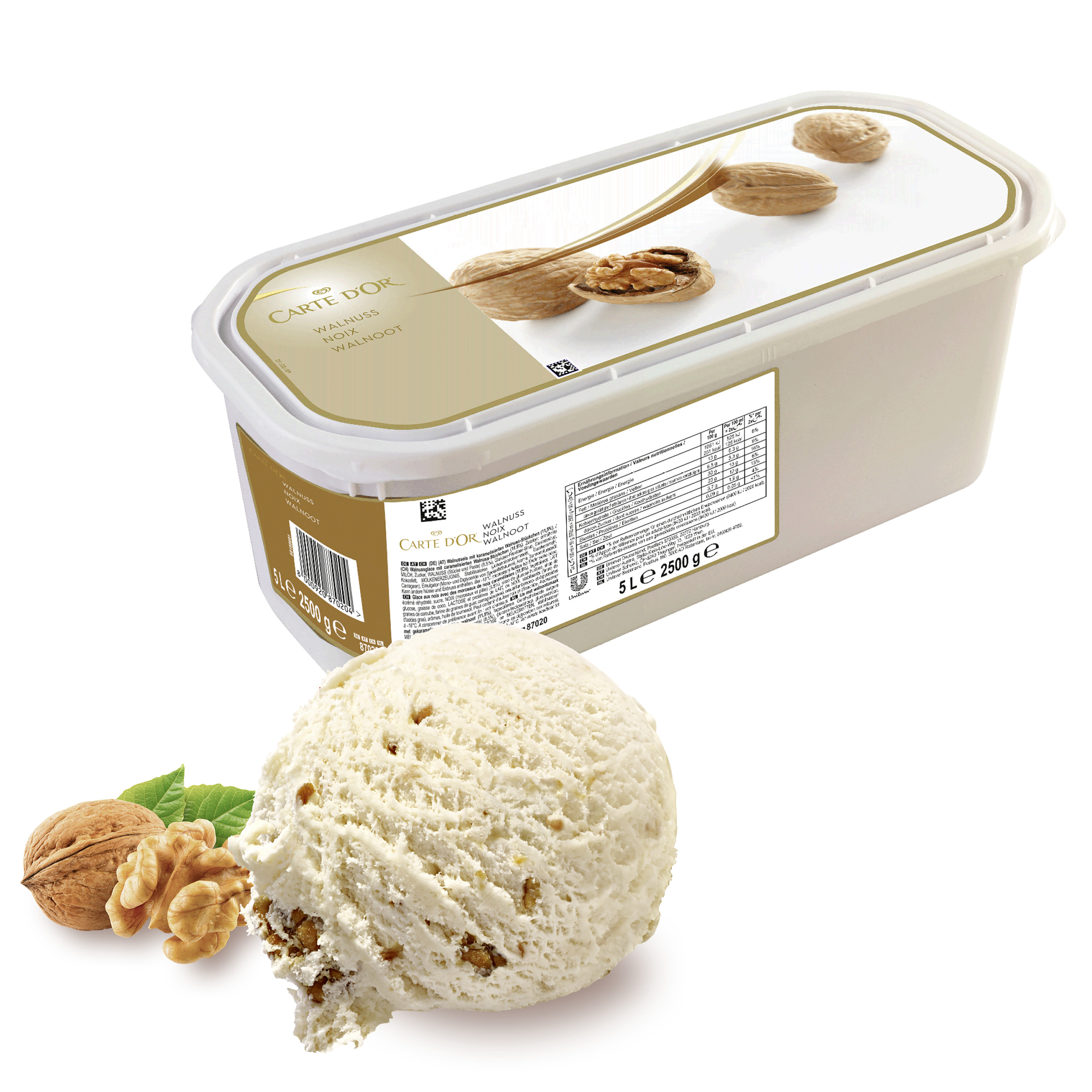 Carte D'Or Walnuss 5l Eiswanne