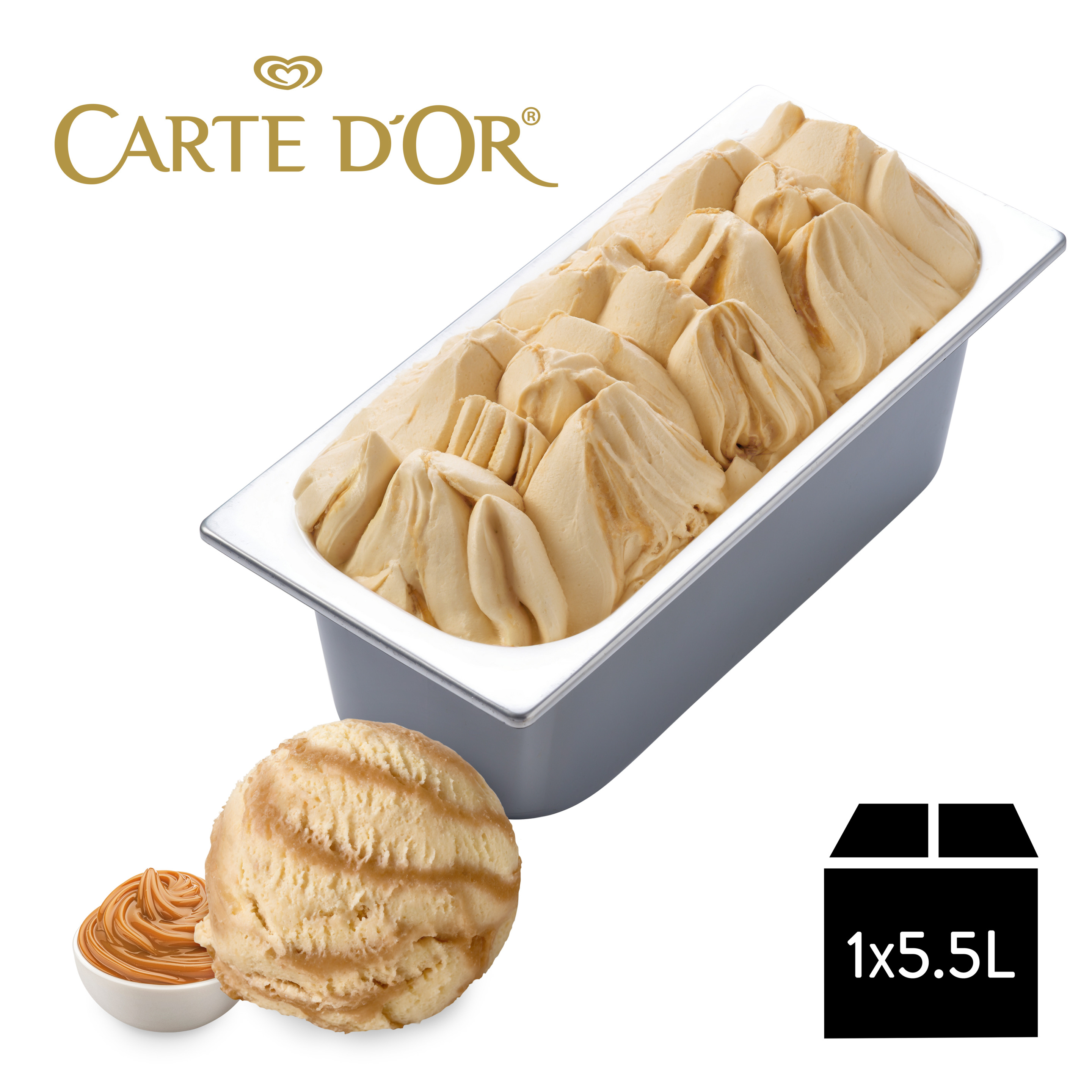 Carte D'Or Gelateria Milchkaramell 5,5L