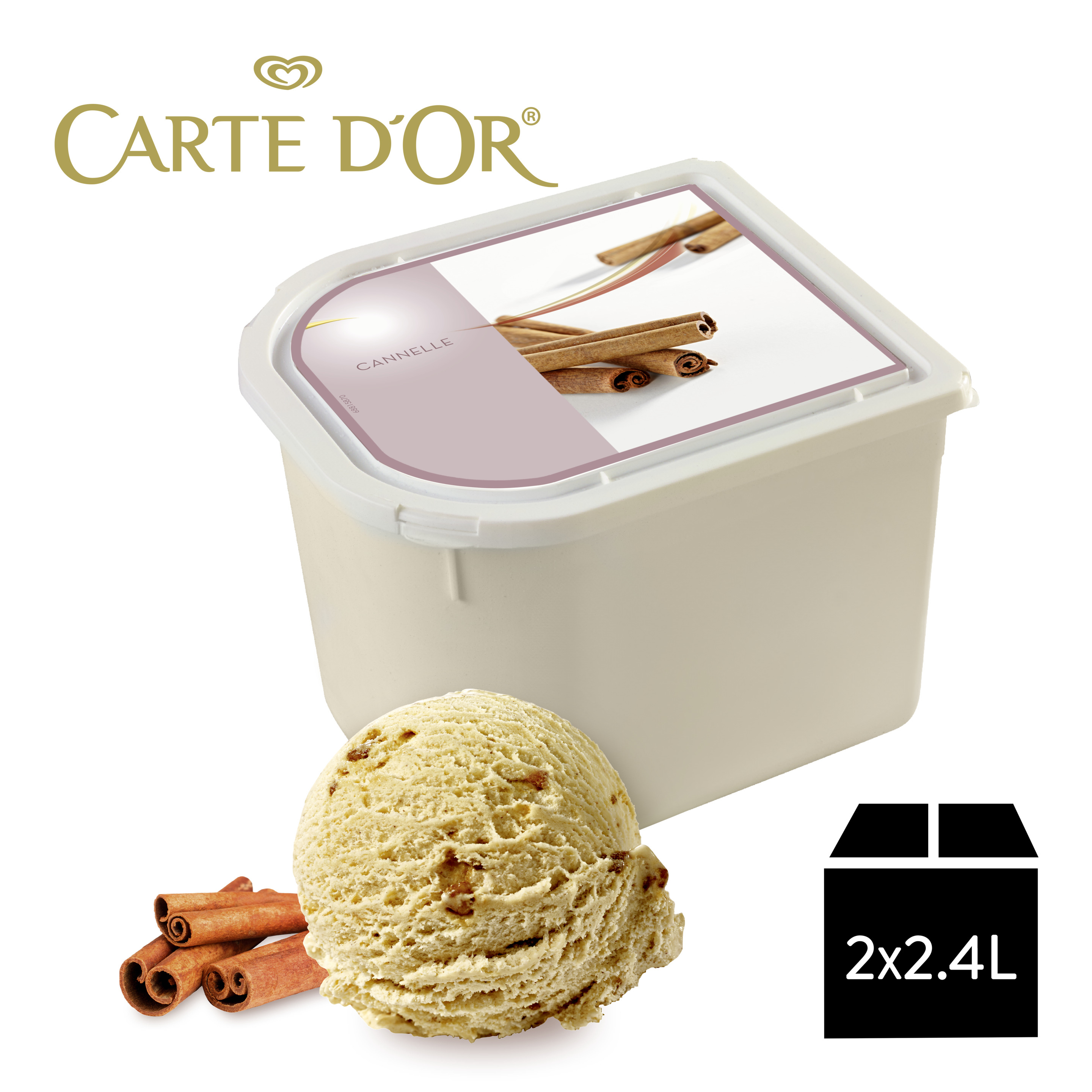 Carte D'Or Zimt 2,4l Eiswanne