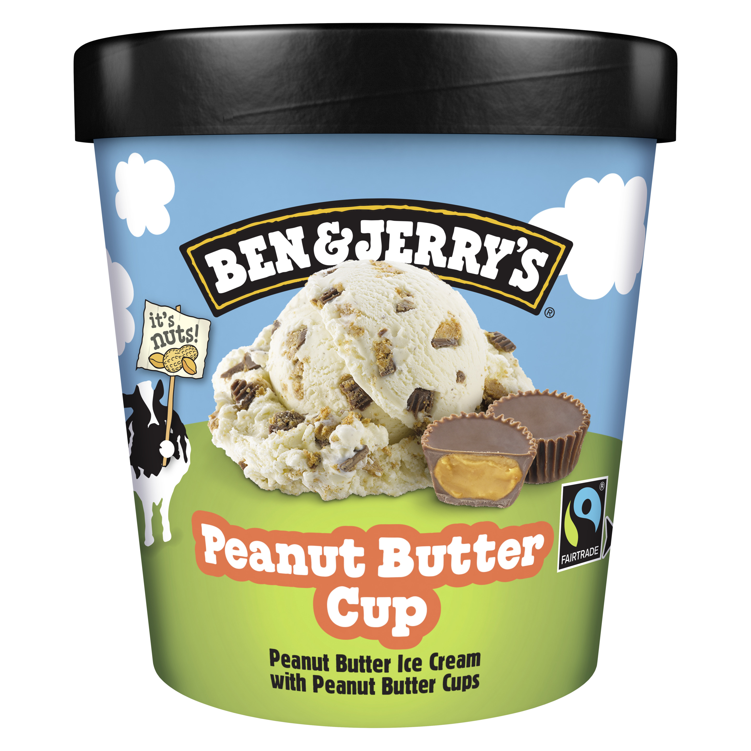Ben & Jerry's Peanut Butter Cup Eis Becher 465 ml