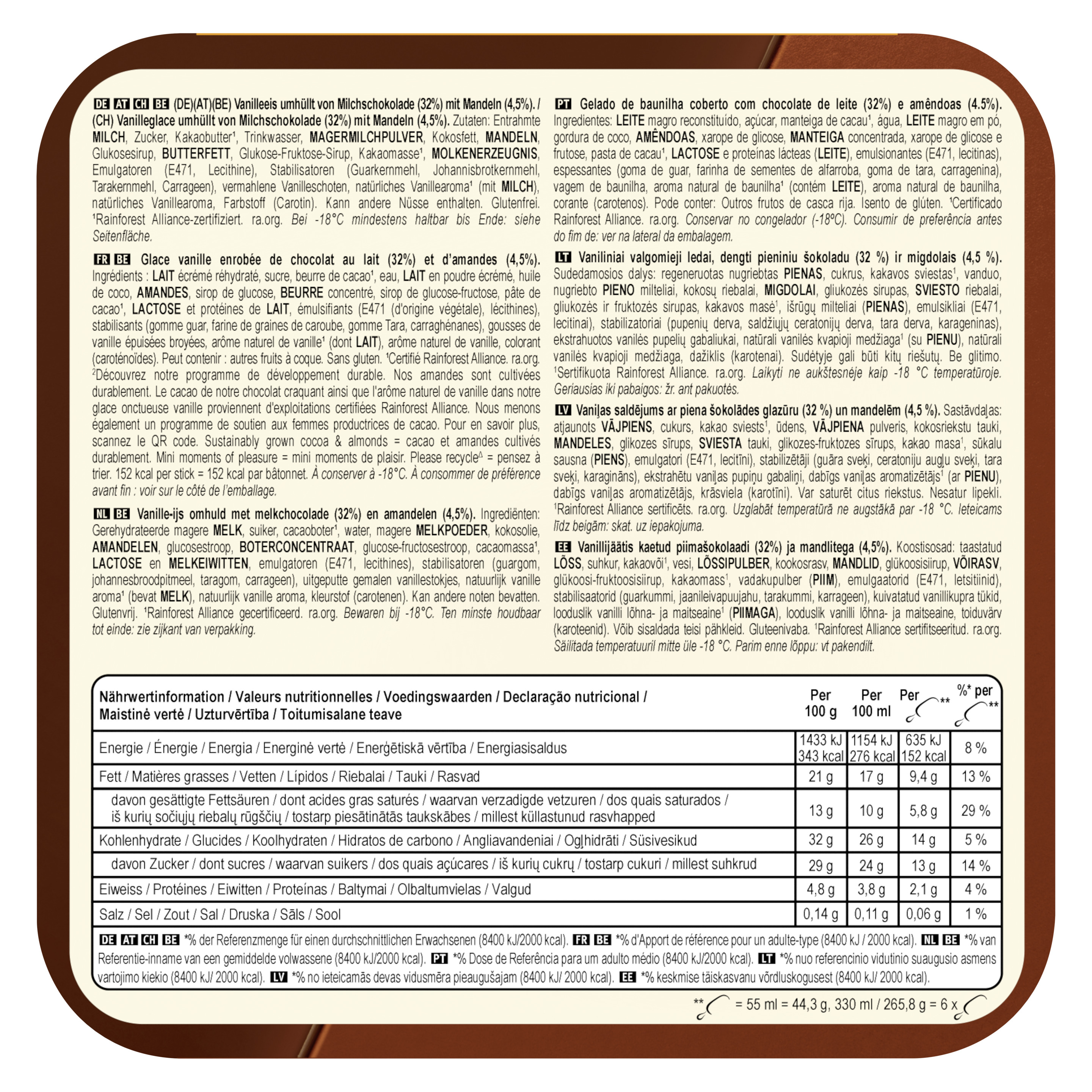 Magnum Mini Mandel MP6 330 ml