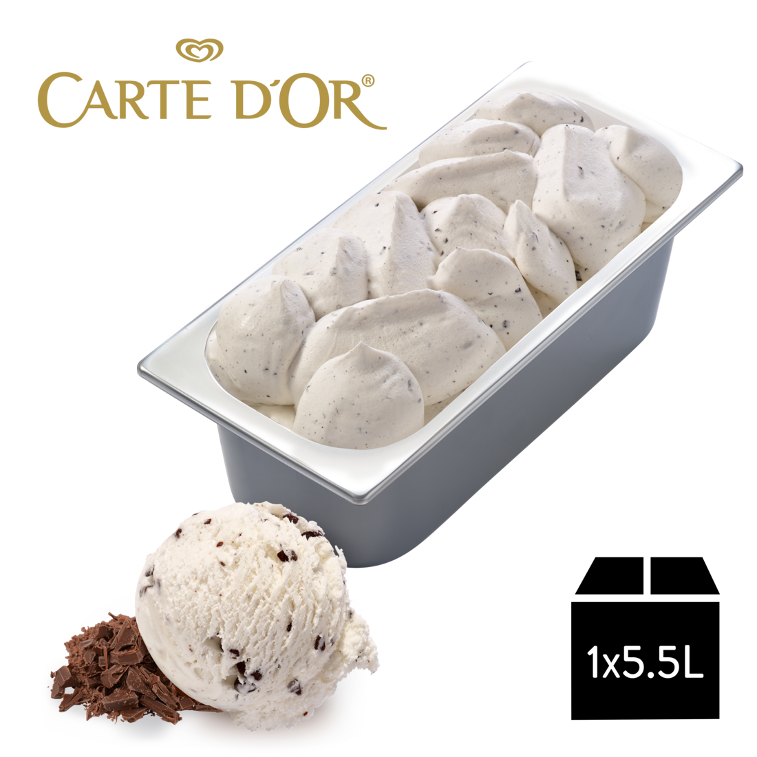 Carte D'Or Gelateria Stracciatella 5,5l Eiswanne