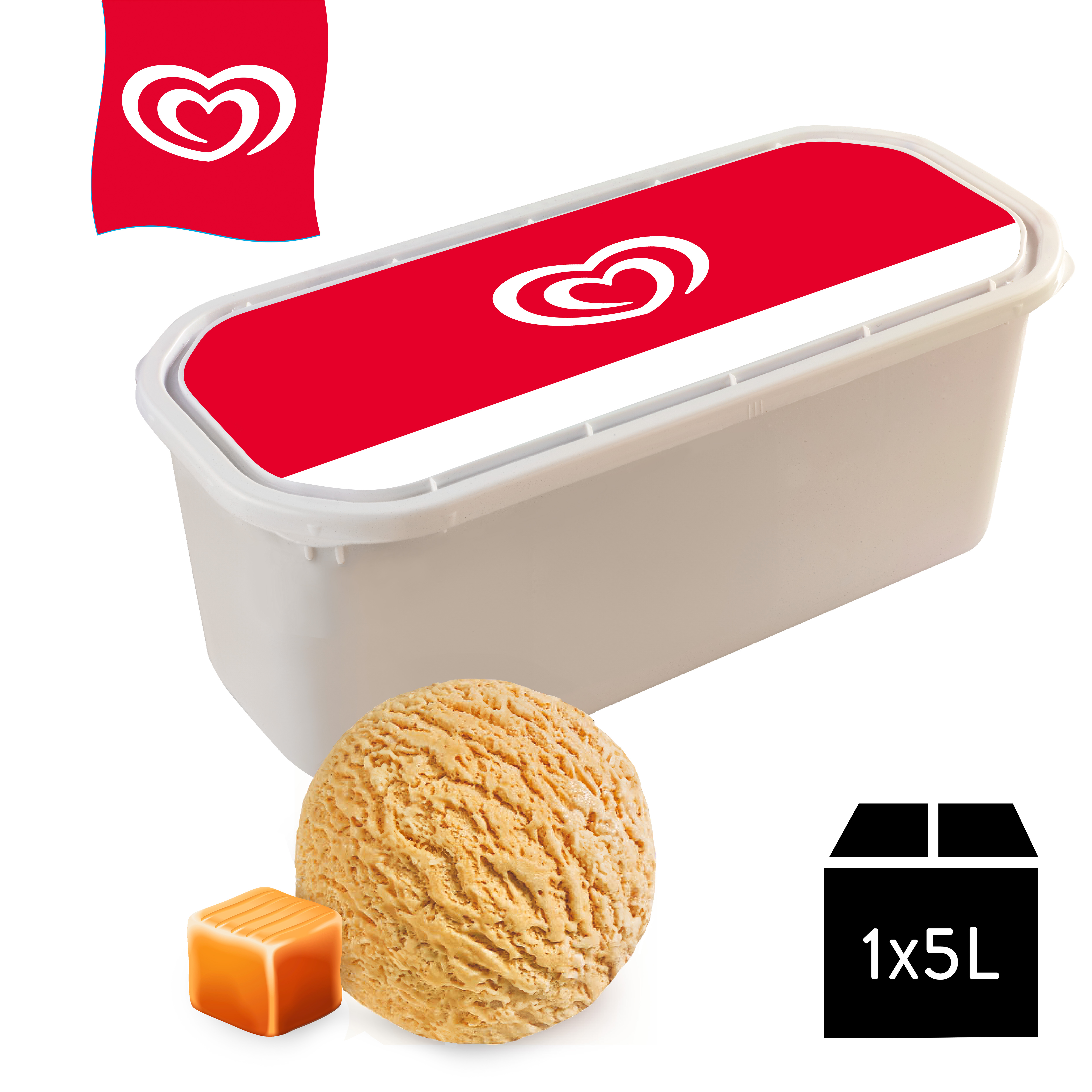 Langnese Eiswanne Caramel 1x5l PK