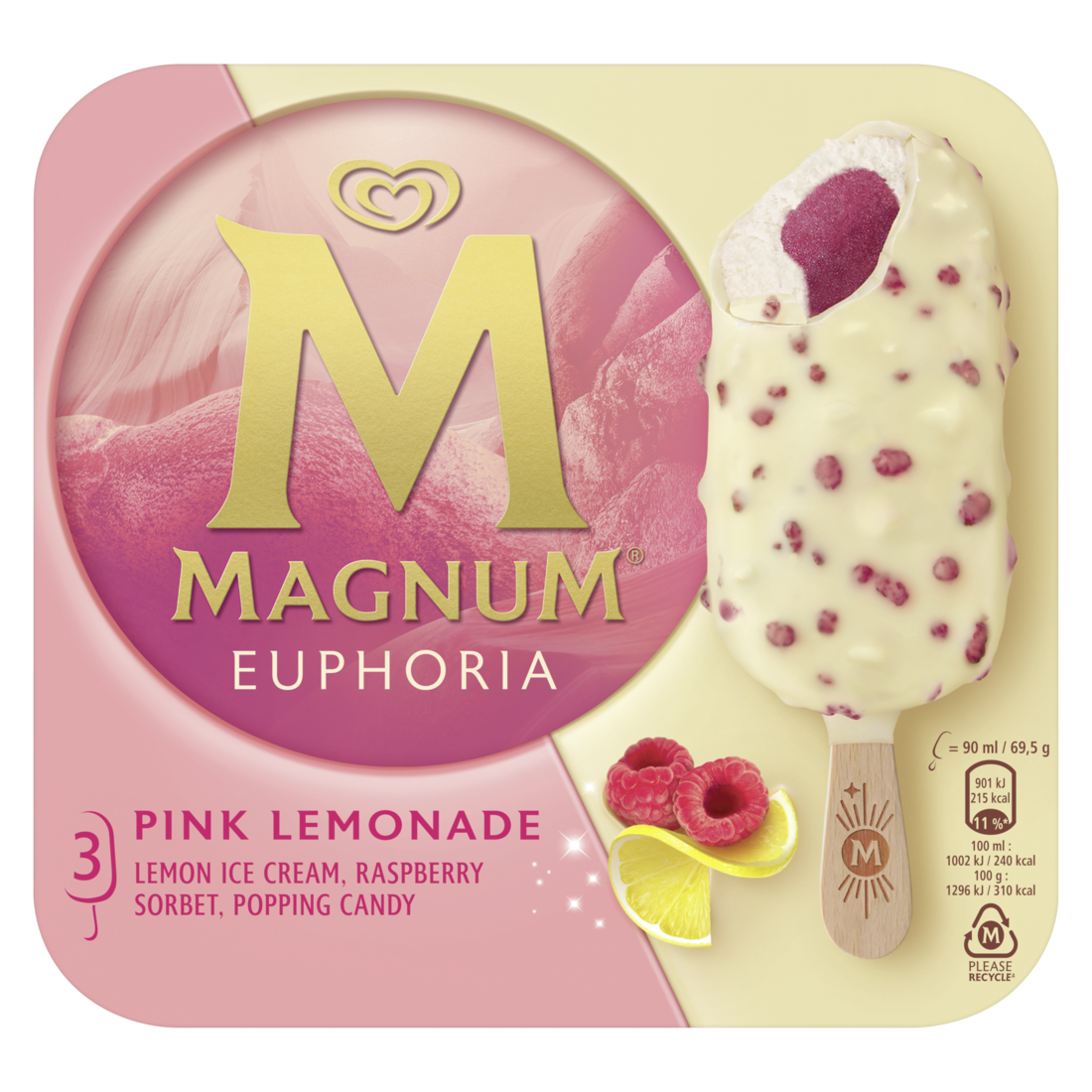 Magnum Euphoria Pink Lemonda MP3 270 ml