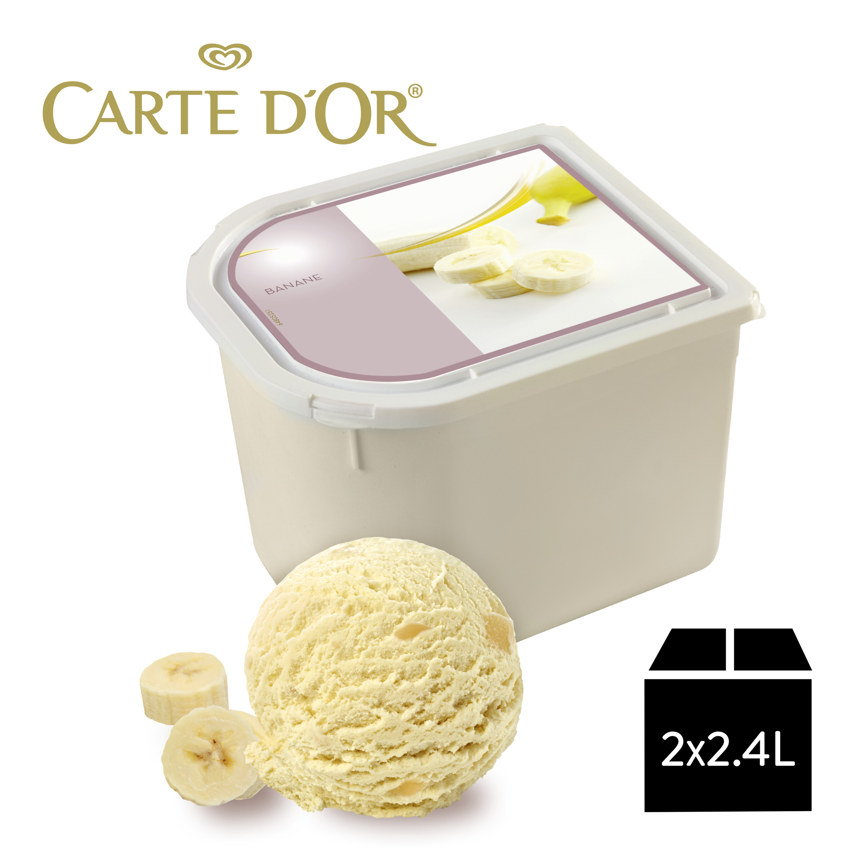 Carte D'Or Banane 2,4l Eiswanne