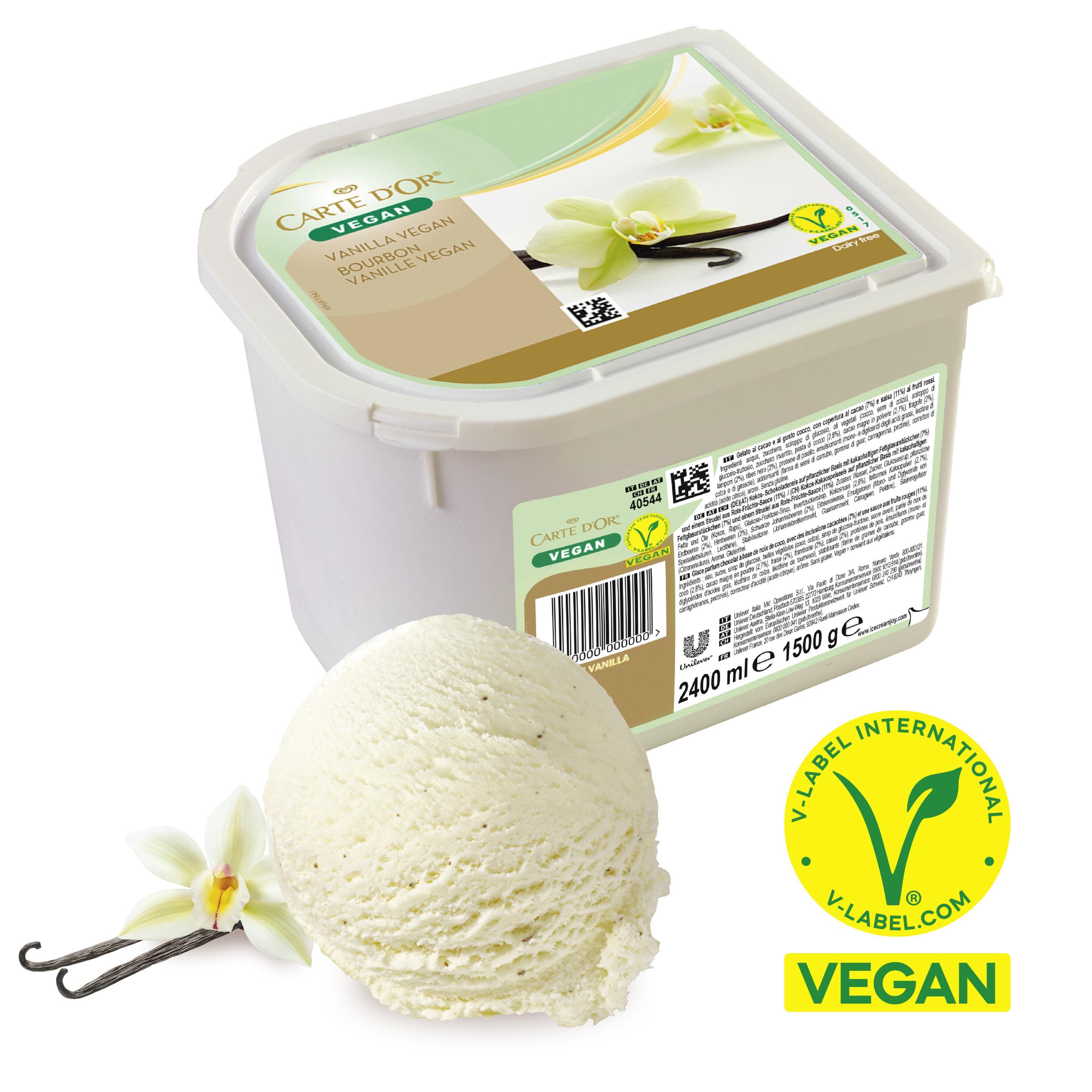 Carte d'Or Bourbon Vanille-Vegan 2x2,4l Eiswanne